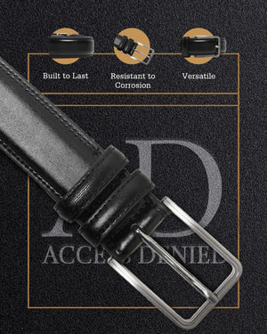 Access Denied Men's Genuine Leather Belt