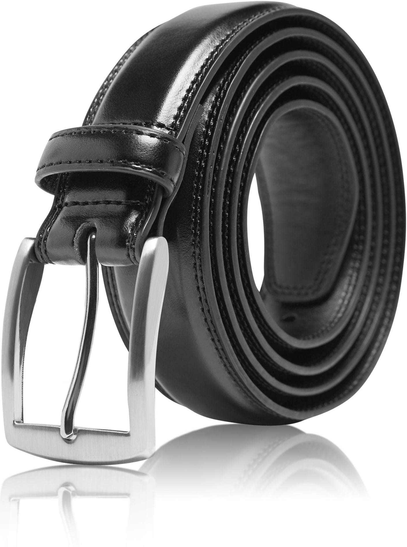  TWDYC Leather Men's Belt for Men Buckle Belt Automatic