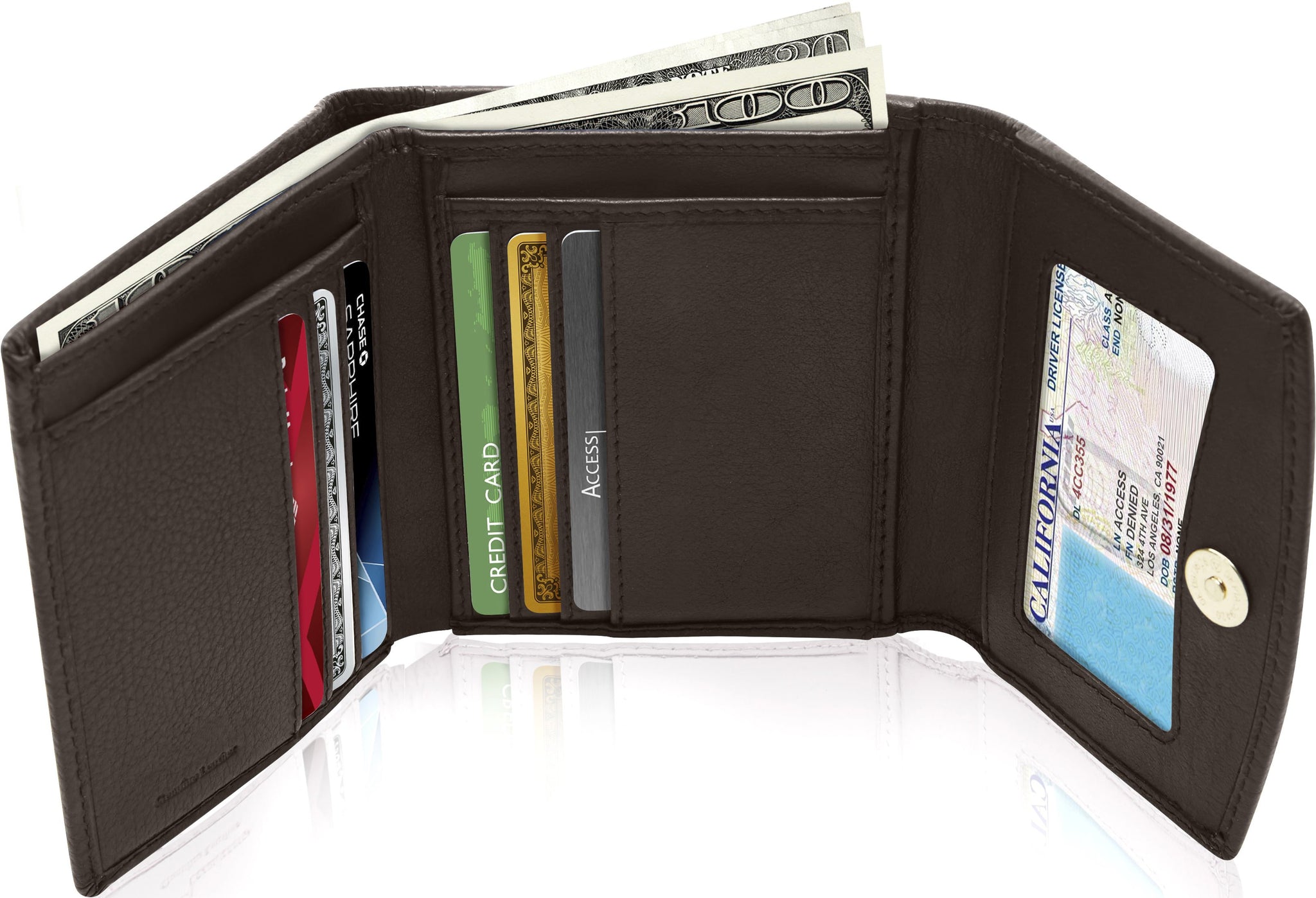  Access Denied Genuine Leather Checkbook Cover For Women & Men -  Checkbook Holder For Duplicate Checks Card Wallet RFID : Clothing, Shoes &  Jewelry